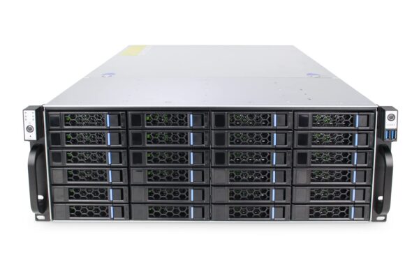 G465-24 4U 24 Drawer hot swappable Server Chassis is Used for The Empty X10DRG-Q Chassis of The Ultra Micro E-ATX Motherboard of The Multi Graphics Card