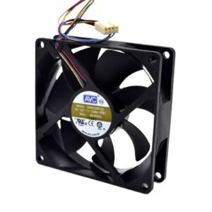 EODDSGHT 9025 9225 DS09225B12U 4-Wire Double Ball Temperature Control PWM Cooling Fan