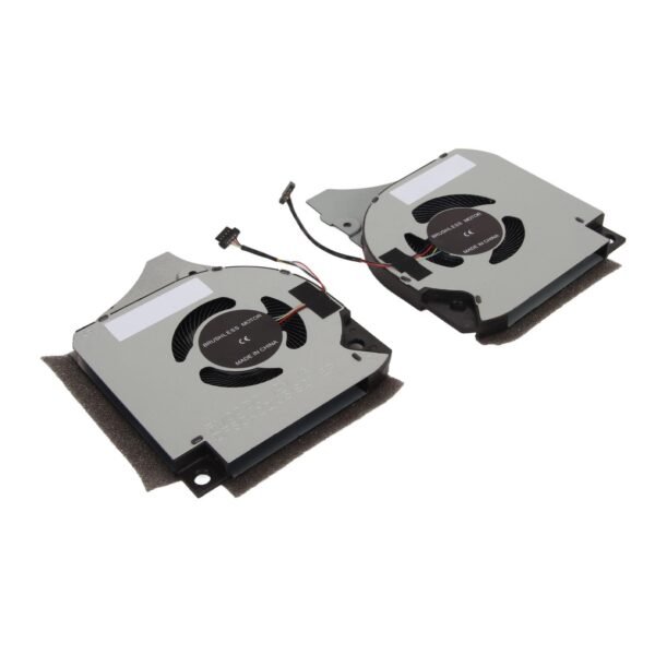 Computer Cooling Fan, Good Heat Dissipation Simple Installation Easy to Use Laptop Cooling Fan 4 Pin Powerful for DELL G5‑5590 G7‑7590 (CPU and GPU Cooling Fan)