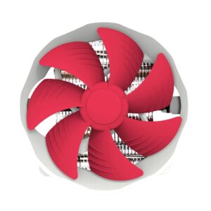 CATSELURRY CPU Cooler V6 4 Copper Heatpipes CPU Cooler Radiator 3pin CPU Cooling Fan for Intel775 1150 1151 1155 1156 120mm PC Quiet Heatsink