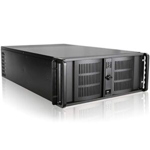 iStarUSA Rackmount D-407L-50R8A 4U High Performance Rackmount Chassis w/500W Redundant Power Supply Brown Box