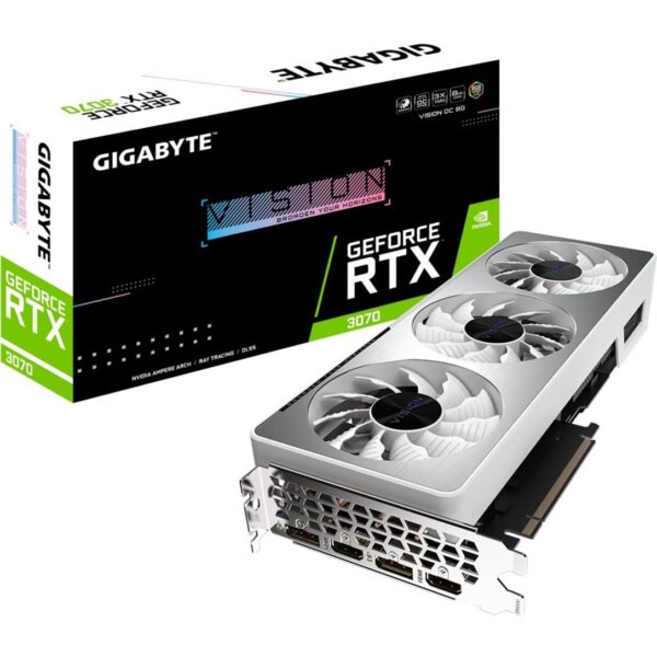ANGIEHAIE Gigabyte GeForce RTX 3070 Vision OC 8G (REV2.0) Graphics Card, 3X WINDFORCE Fans, LHR, 8GB 256-bit GDDR6, GV-N3070VISION OC-8GD REV2.0 Video Card (Renewed) - Image 8