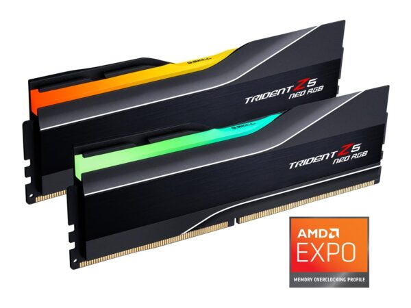 G.Skill Trident Z5 Neo RGB Series AMD Expo 32GB (2 x 16GB) 288-Pin PC RAM DDR5 6