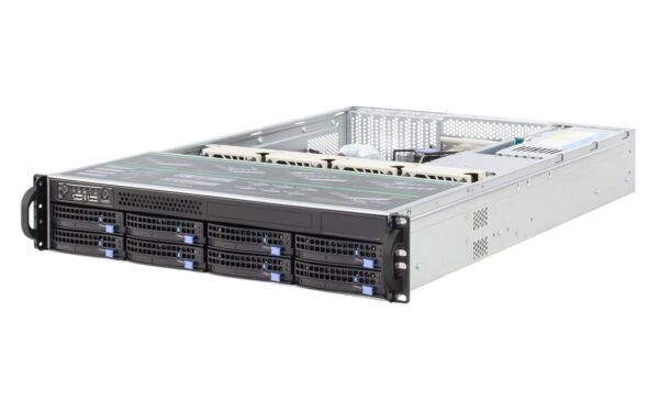 2U hot swappable Storage Server 6GB/SAS backplane for E-ATX mainboard 8-Bay Empty Chassis - Image 4