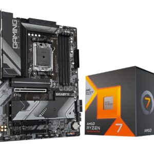 INLAND Micro Center AMD Ryzen 7 7800X3D 8-Core16-Thread Desktop Processor Bundle with GIGABYTE B650 Gaming X AX AM5 DDR5 ATX Gaming Motherboard (PCIe 4.0 M.2/ USB 3.2 Gen2x2 Type-C)