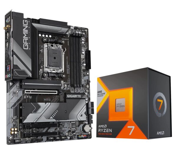 INLAND Micro Center AMD Ryzen 7 7800X3D 8-Core16-Thread Desktop Processor Bundle with GIGABYTE B650 Gaming X AX AM5 DDR5 ATX Gaming Motherboard (PCIe 4.0 M.2/ USB 3.2 Gen2x2 Type-C)