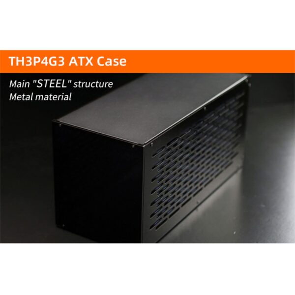 Asukohu chassis box TH3P4G3 Thunderbolt-compatible GPU Dock Case- Metal Frame with OLED Display Cooling Fans for SFX FlEX Power Supply - Image 8