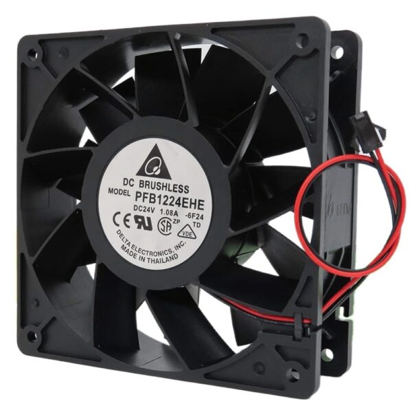 for PFB1224EHE 12CM 12038 24V 1.08A Two-Wire Inverter Cooling Fan 120X120X38MM - Image 3