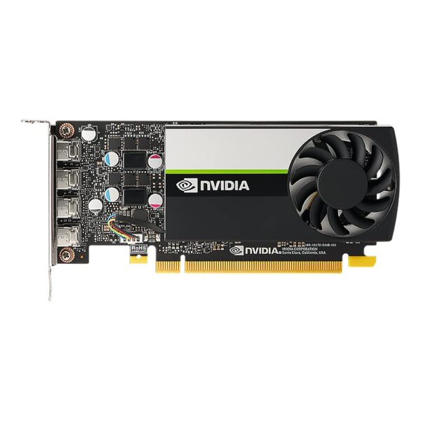 PNY NVIDIA T1000 4GB GDDR6 - High Profile professional graphics card, 4x Mini Display Ports (Renewed) - Image 2