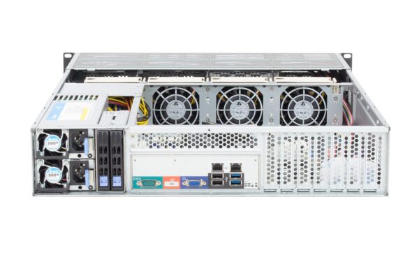 2U hot swappable Storage Server 6GB/SAS backplane for E-ATX mainboard 8-Bay Empty Chassis - Image 6