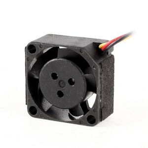 Qtqgoitem DC 5V 0.2W 20mm 3 Pin Connector Black Plastic CPU Cooling Fan Cooler (Model: e87 82e e02 413 79c)