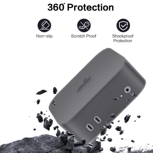 Ferbao Case for Mac Mini M4 / M4 Pro 2024,Silicone Protective Case for Mac Mini M4 / M4 Pro (Transparent) - Image 2