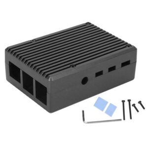 Aluminum Alloy Case, Aluminum Alloy Case, Motherboard Lightweight, Portable Enclosure with Simple Installation, for, Single Board Computers