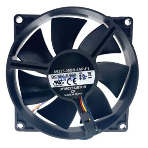 CPU Heatsink Cooler PWM Silent Cooling Fan,92mm 90mm A9225-30BB-4AP-F1 DF0922512B2UN DC 12V Dual Ball Bearing Computer Fans