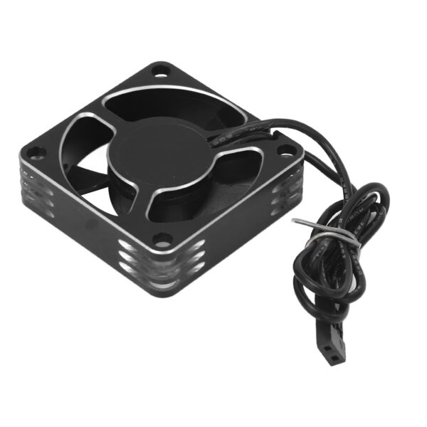 RC Engine Cooling Fan, 15000rpm Lightweight Aluminum Alloy Stable Performance Plastic RC Car Cooling Fan for Replacement (Silver) - Image 3