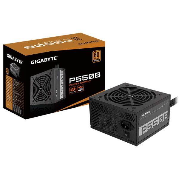 Gigabyte GP-P550B (80 Plus Bronze 500W, Quiet Fan, Active Power Protection, Power Supply) (Renewed) - Image 4