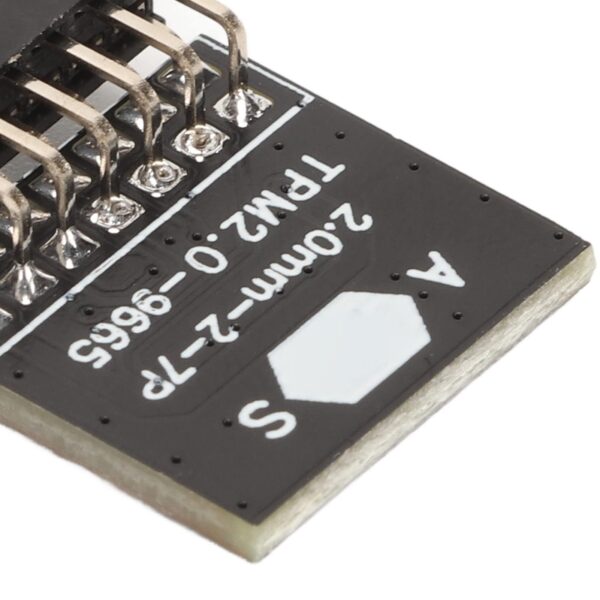 Focket TPM2.0 Encryption Security Module, TPM 2.0 Module 2x7P 14 Pin 2mm Space Stable Performance TPM 2.0 Module for Win System PC Higher Than DDR3 Memory Module Encryption - Image 9