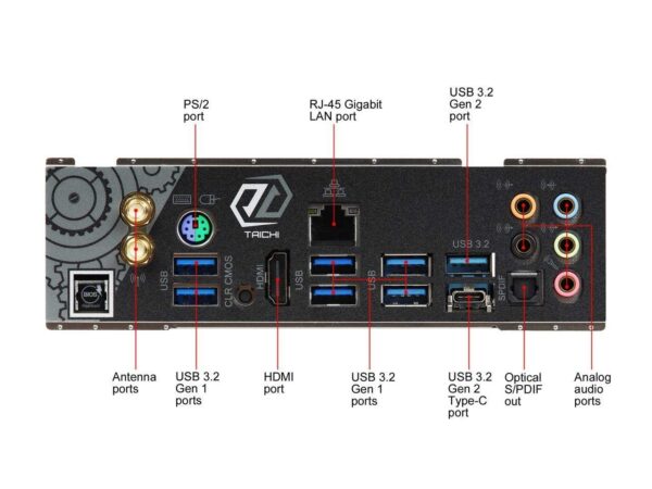 ASRock X570 Taichi AM4 AMD Premium X570 SATA 6Gb/s ATX AMD Motherboard (Renewed) - Image 4