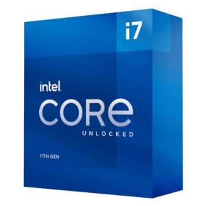 Intel Core i7-11700K Desktop Processor 8 Cores up to 5.0 GHz Unlocked LGA1200 (Intel 500 Series & Select 400 Series Chipset) 125W (Renewed)