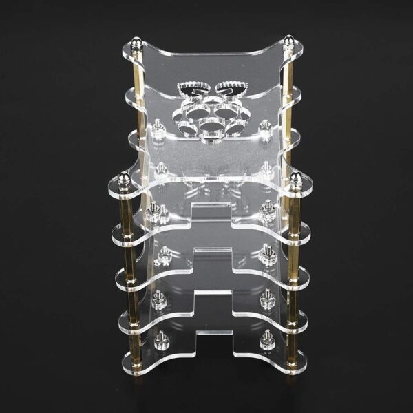 Transparent 4 Layer Acrylic, Acrylic Case 4 Layers Transparent Acrylic Case Shelf Stack Raspberry Pi 3,2 B B Raspberry Pi Case - Image 7