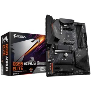 GIGABYTE AMD B550 AORUS Elite Socket AM4 ATX DDR4 Motherboard (Renewed)