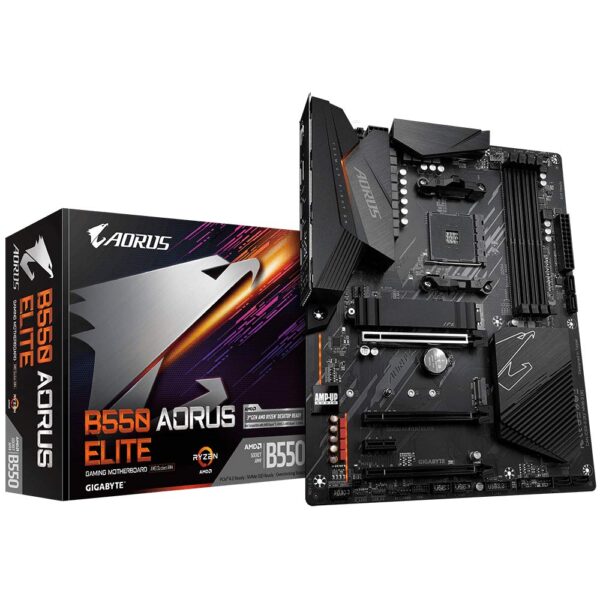 GIGABYTE AMD B550 AORUS Elite Socket AM4 ATX DDR4 Motherboard (Renewed)