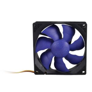 Qtqgoitem 3 Pin PC Computer Heatsink CPU Cooling Fan Replacement w 4 Pcs Screw (model: bd1 e61 4bc 4be 48e)