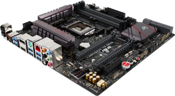 Asus ROG MAXIMUS VIII GENE LGA1151 DDR4 M.2 SATA 6Gb/s USB3.1 Type A Type C Intel Z170 mATX Motherboard (Certified Refurbished) - Image 2