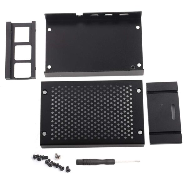Aluminum Alloy Case, Aluminum Alloy Case, Motherboard Lightweight, Portable Enclosure with Simple Installation, for, Single Board Computers - Image 2