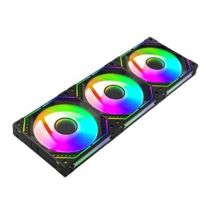 High Performances 360mm Case Fan 4Pin ARGB Fan for Computer Case Noiseless Cooling Solution Effective Heat Dissipation Water Cooling 360mm Fan