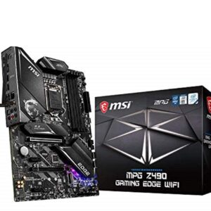 MSI MPG Gaming Edge Intel Z490 LGA 1200 ATX DDR4-SDRAM Motherboard (Renewed)