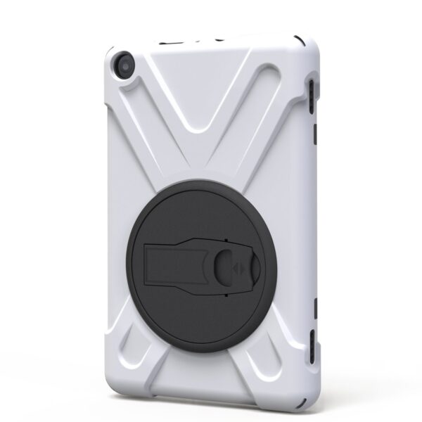 Fire HD 8 2017 Case with Kickstand, Anti-Scratch Cover Shell [Rugged] [Protective] [3 Layer] [Heavy Duty] [Shock Absorption] [Sleep / Wake Up] for Apple Fire HD 8 2017 (white) - Image 5