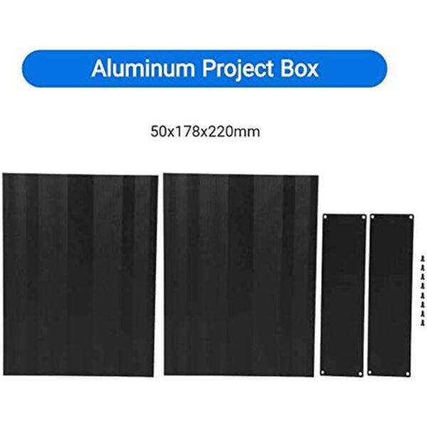 Osdhezcn Aluminum Enclosure Case Project Boxes for Protections Aluminum Electronic Enclosure Box 50x178x220mm Aluminium Cooling Box - Image 6