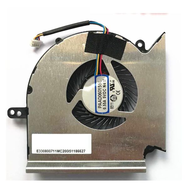 YALLS New Cooling CPU Fan GPU Fan Compatible for MSI GE75 MS-17E2 GL75 GP75 PAAD06015SL- N414 (Color : CPU Fan)