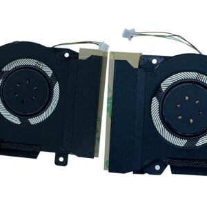 Rangale CPU or GPU Cooling Fan for Asus Rog Zephyrus G14 GA401I GA401IV 12V Series DFSCK22105182H DFSCK22115181H (CPU + GPU Fans)