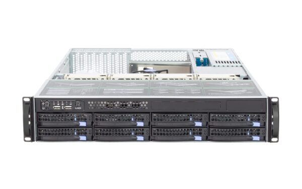 2U hot swappable Storage Server 6GB/SAS backplane for E-ATX mainboard 8-Bay Empty Chassis