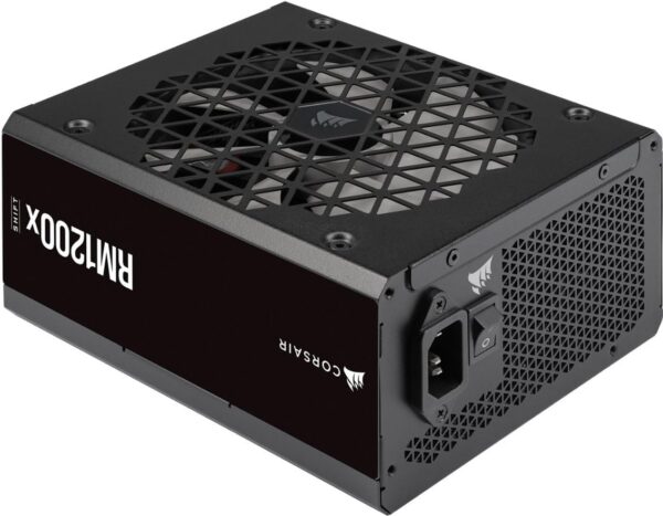 Corsair RM1200x Shift Fully Modular ATX Power Supply - Modular Side Interface - ATX 3.0 & PCIe 5.0 Compliant - Zero RPM Fan Mode - 105°C-Rated Capacitors - 80 Plus Gold Efficiency - Black (Renewed) - Image 5