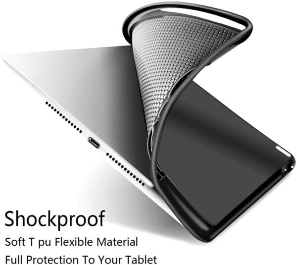 Fight Harder Live Stronger with Breast Cancer Protective PU Leather Wallet Tablet Case for IPad 7th 10.2'', Rotating Stand Smart Magnetic Auto Wake Up/Sleep Cover Cases - Image 6