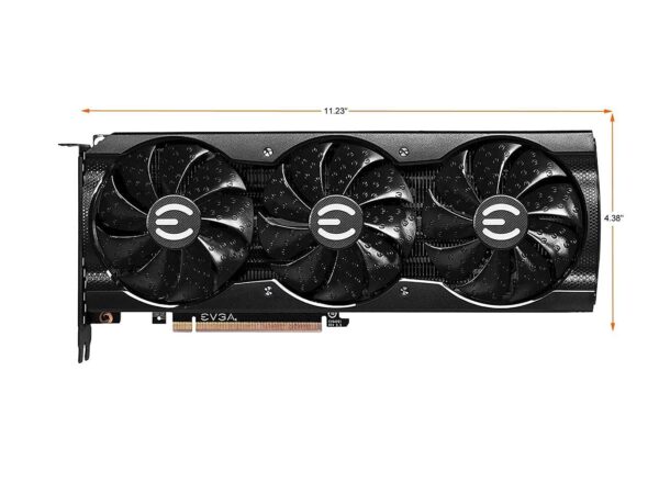 EVGA GeForce RTX 3070 XC3 Ultra Gaming, 08G-P5-3755-KL, 8GB GDDR6, iCX3 Cooling, ARGB LED, Metal Backplate, LHR (Renewed) - Image 2