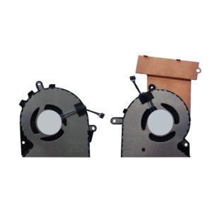 Replacement CPU and GPU Cooling Fan Set Compatible with HP Omen 15-CE 17-an Series With 4 Pin Connector
