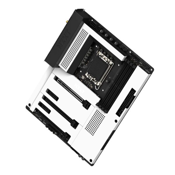 NZXT N7 Z790 Motherboard - N7-Z79XT-W1 - Intel Z790 chipset (Supports 12th &13th Gen CPUs) - ATX Gaming Motherboard - Integrated I/O Shield - WiFi 6E connectivity - Bluetooth - White (Renewed) - Image 7