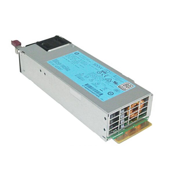 HPE Hot-Plug /, Redundant - Plug-in Module 500 Power Supply 720478-B21, Silver (Renewed) - Image 3
