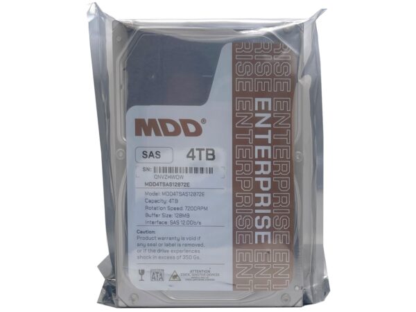MDD MAXDIGITALDATA 4TB 7200RPM 128MB Cache SAS 12Gb/s 3.5inch Internal Enterprise Hard Drive (MD4TSAS12872E) - [ Not a SATA HDD ] (Renewed) - Image 4