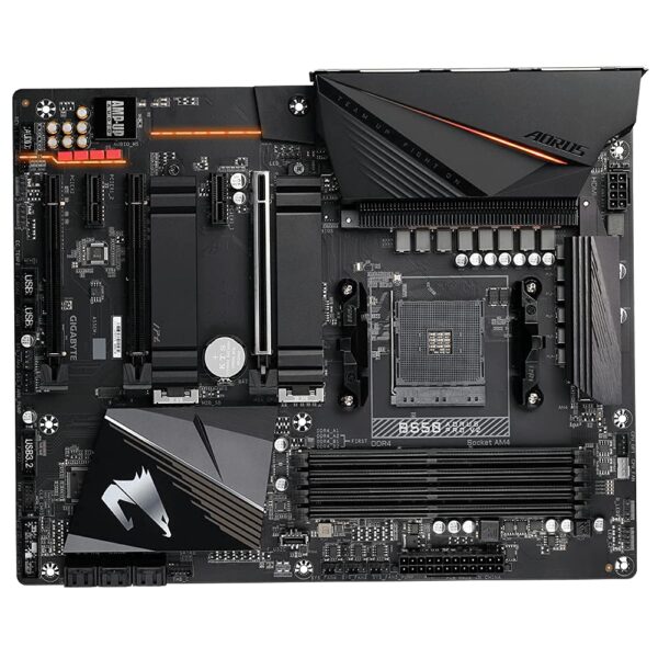 GIGABYTE B550 AORUS PRO V2 (AMD Ryzen 5000/ B550/ ATX/ PCIe4.0/ DDR4/ Realtek ALC1220-VB/ Front & Rear USB Type-C/ RGB Fusion 2.0/ Dual M.2 Thermal Guard/ Gaming Motherboard) (Renewed) - Image 2