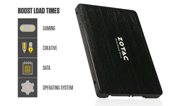 ZOTAC 120GB SSD MLC SATA III Internal 2.5” 7mm height (ZTSSD-A4P-120G) - Image 4