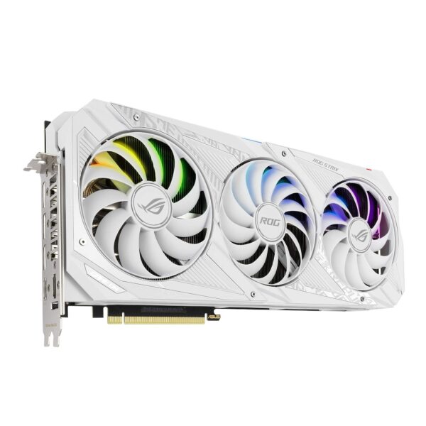 ASUS ROG Strix NVIDIA GeForce RTX 3090 White OC Edition Gaming Graphics Card (PCIe 4.0, 24GB GDDR6X, HDMI 2.1, DisplayPort 1.4a, Axial-tech Fan Design, 2.9-Slot, Super Alloy Power (Renewed) - Image 9