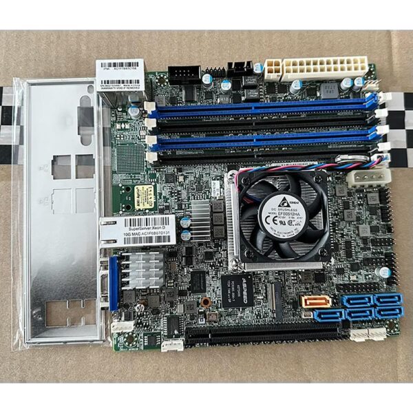 QYYVVRZQZ Server Motherboard for X10SDV-16C-TLN2F ITX DDR4 128GB XEON D1581 NAS Test - Image 4