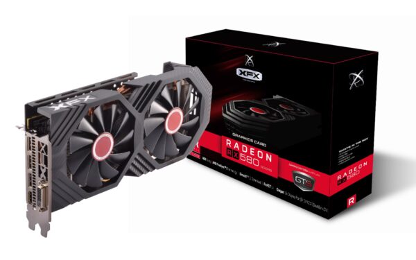 XFX Radeon RX 580 GTS XXX Edition 1386MHz OC+, 8GB GDDR5, VR Ready, Dual BIOS, 3xDP HDMI DVI, AMD Graphics Card (RX-580P8DFD6) (Renewed)