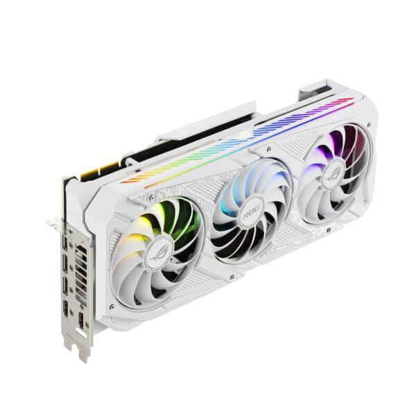 ASUS ROG Strix NVIDIA GeForce RTX 3090 White OC Edition Gaming Graphics Card (PCIe 4.0, 24GB GDDR6X, HDMI 2.1, DisplayPort 1.4a, Axial-tech Fan Design, 2.9-Slot, Super Alloy Power (Renewed) - Image 7