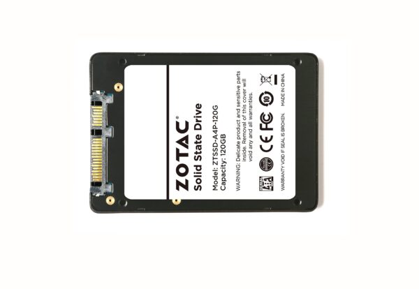 ZOTAC 120GB SSD MLC SATA III Internal 2.5” 7mm height (ZTSSD-A4P-120G) - Image 7